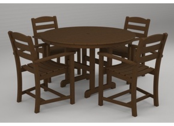 Poly-Wood La Casa 5-Pc. Dining Set in Teak
