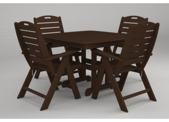 Polywood nautical 5 piece dining set sales