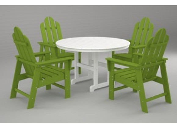 Poly-Wood Long Island 5-Pc. Dining Set in Lime