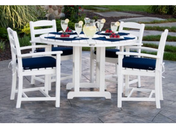 POLYWOOD¨ La Casa Cafe 5-Piece Dining Set with Cushions