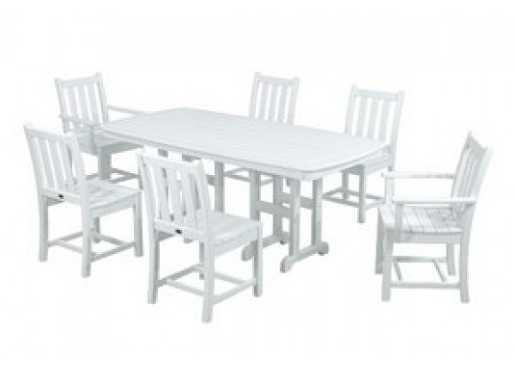 POLYWOOD¨ Traditional Garden 7-Piece Dining Set