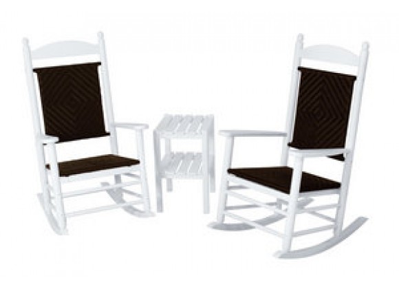 POLYWOOD¨ Jefferson 3-Piece Woven Rocker Set