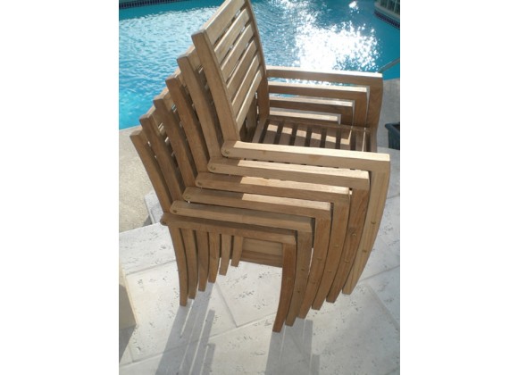 Royal Teak Avant Stacking Chair
