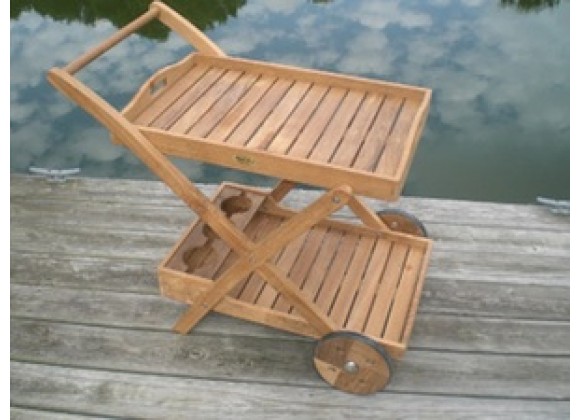 Royal Teak Tray Cart