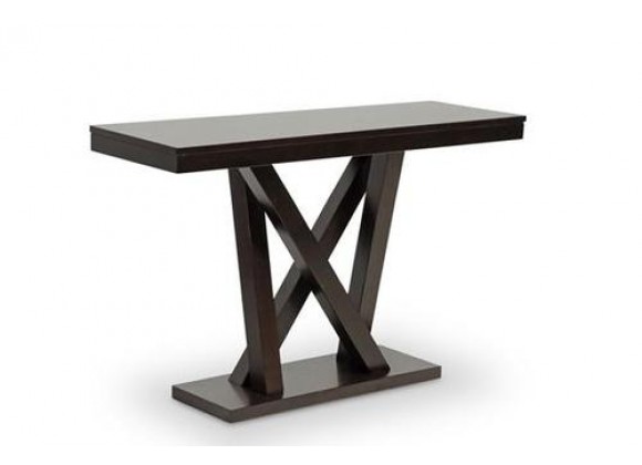 Baxton Studio Everdon Dark Brown Modern Sofa Table