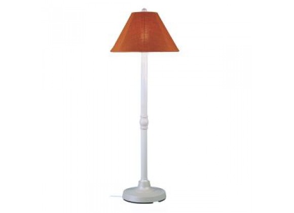 Patio Concepts San Juan 60" Floor Lamp with 2" with Chili Linen Sunbrella Shade Fabric