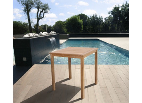 International Home Miami Amazonia Teak Eden Teak Bar Table