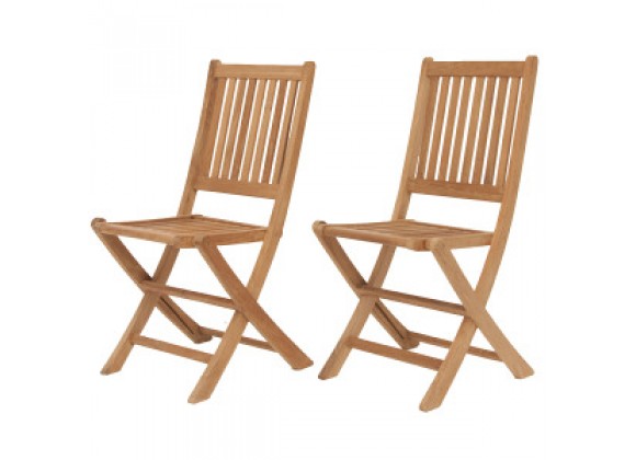 International Home Miami Amazonia Teak London Teak Folding Chair