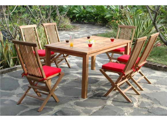 Anderson Teak Montage Bristol Collection Dining Set