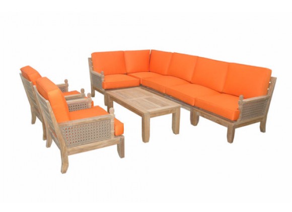 Anderson Teak Luxe 8-Piece Modular Set