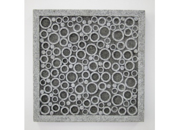 Screen Gems Sandstone Square Wall Decor With Bubbles - Set of 2