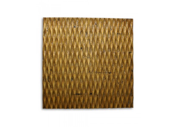 Screen Gems Metallic Ridge Gold Wall Art