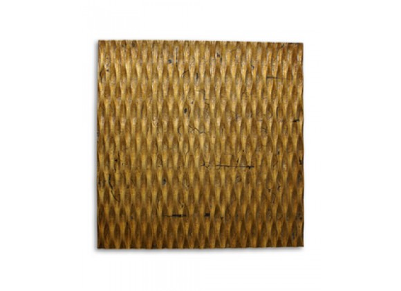 Screen Gems Metallic Ridge Gold Wall Art