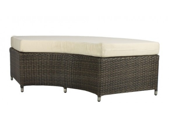 Source Outdoor Circa 1/4 Round Backless Bench
