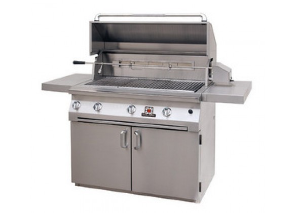 Solaire 42" InfraVection Premium Cart Grill with Rotiss