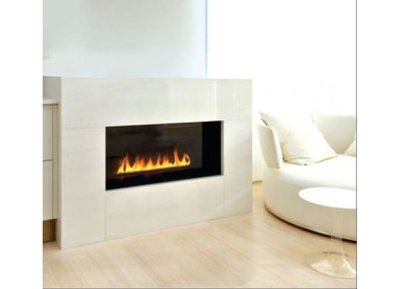 Woodbridge Fireplace - Fire Ribbon Direct Vent 3 ft  WIth Mandatory Safety Screen 