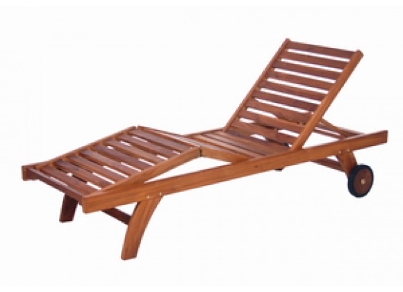 Java Teak Multi-position Chaise Lounger