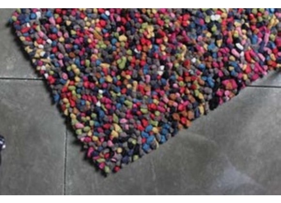 TrueModern Lil Wooly Rug- Multi Color