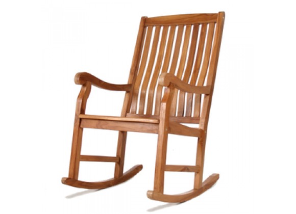 All Things Cedar Teak Rocking Chair