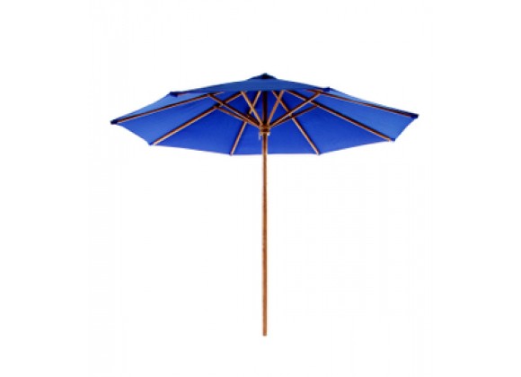 Teak Furniture Umbrella - Blue