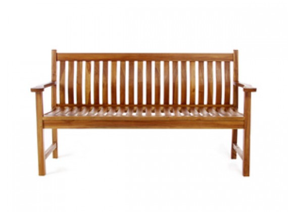 Teak Garden Wooden Bench - front