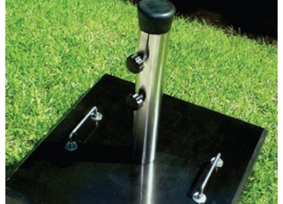 Royal Teak Umbrella Foot - Black Granite