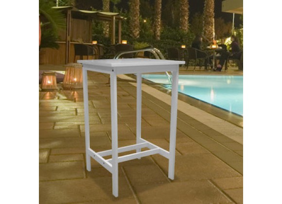 Vifah Modern Patio Bradley Outdoor Wood Bar Table