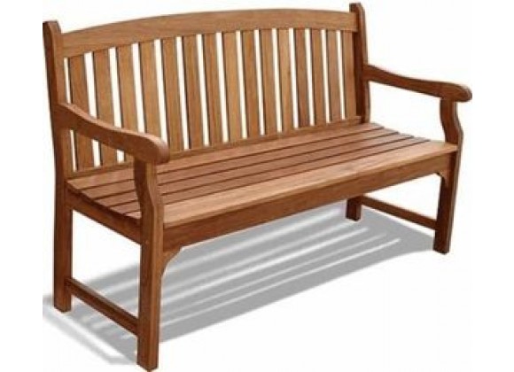 Vifah Modern Patio Outdoor Wood Bench