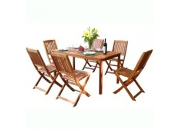 Vifah Modern Patio Balthazar Dining Set 4