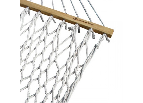 Vivere Cotton Rope Hammock - Double in Natural Rope