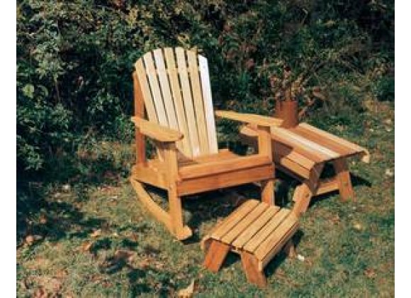 Creekvine Designs Cedar American Forest Adirondack Rocker Collection