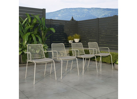 Internaitonal Home Miami Amazonia 4-Piece Chairs Set | Ideal for Outdoors and Indoors