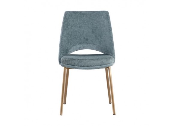 Sunpan Radella Dining Chair Bergen French Blue - Front Angle