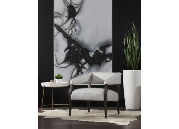 Sunpan Smoke Screen - 72" x 48" - Black Floater Frame