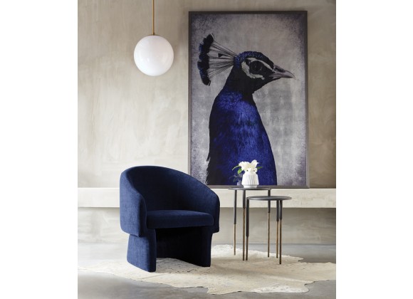 Sunpan The Peacock - 48" x 72" - Charcoal Frame 2