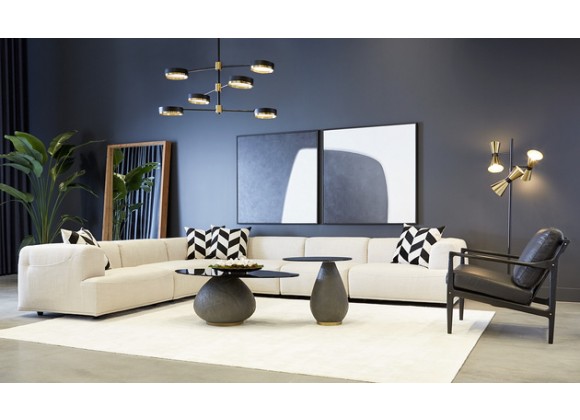 Sunpan Double Cross (set of 2) - 48" x 48" - Black Floater Frame - Lifestyle