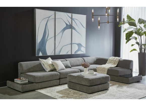 Sunpan Meditation (set of 3) - 30" x 60" - Silver Floater Frame - Lifestyle