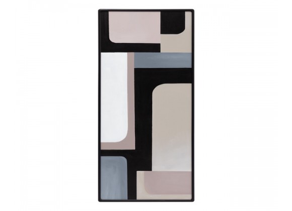 Sunpan Radical Interpretation (set of 3) - 28" x 66" - Black Floater Frame 1