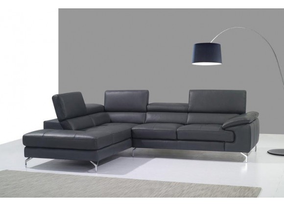 J&M Furniture A973 Modern Italian Leather in Left / Right Hand Facing