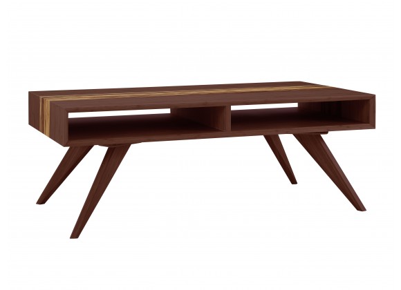 Greenington Azara Tiger Coffee Table, Sable - Front Side Angle
