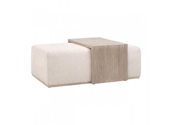 Essentials  for Living Dovetail Upholstered Coffee Table - Front Angle