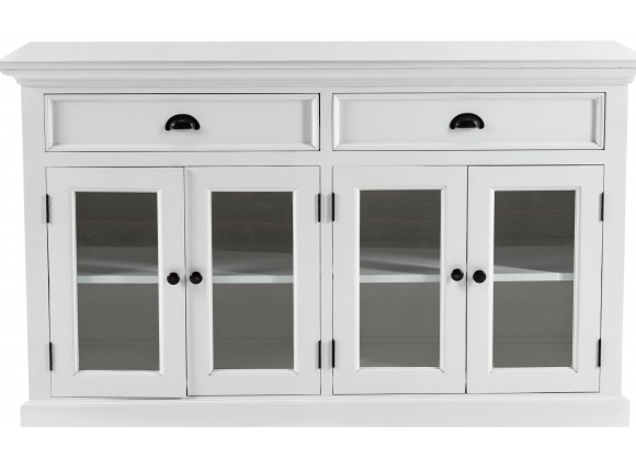 Nova Solo Classic Buffet with Glass Doors, Front Angle
