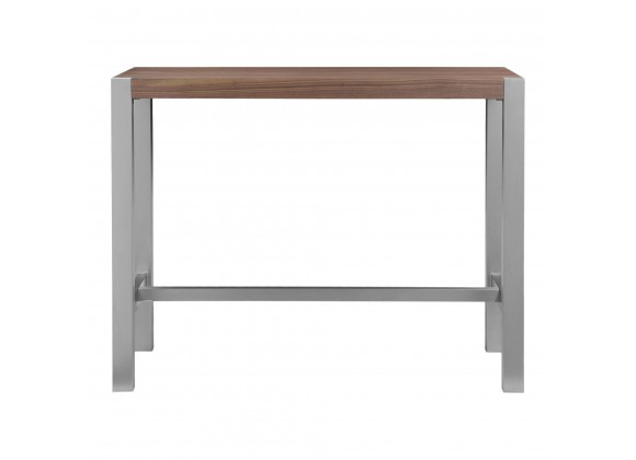 Moe's Home Collection Riva Counter Table in Walnut - Front Angle