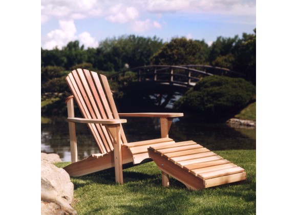 Adirondack Chair & Ottoman - Lifestyle