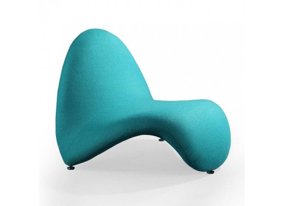 Manhattan Comfort MoMa Multi Colored Accent Chair -Set of 3 in Teal Front