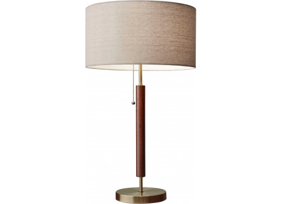 Hamilton Table Lamp - Walnut 