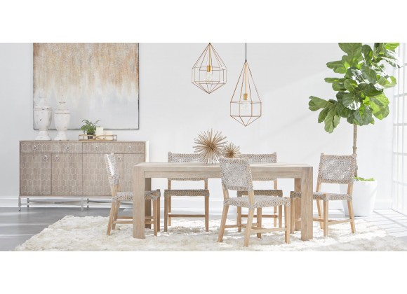 Essentials For Living Adler Extension Dining Table, Natural Grey - Lifestyle