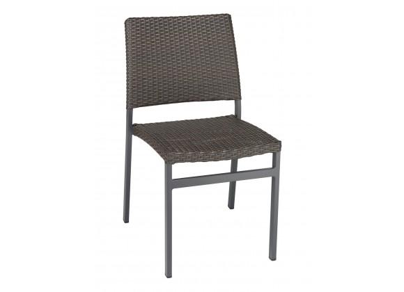 Florida Seating Powder Coating Aluminum Side Chair W Textile Back and Seat AL 5725S