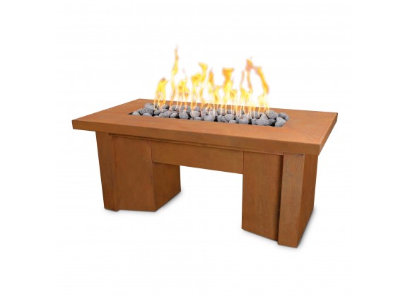 The Outdoor Plus  Alameda Corten Steel Fire Table