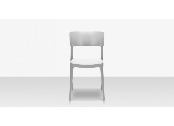 Source Furniture Albany Resin Dining Side Chair White